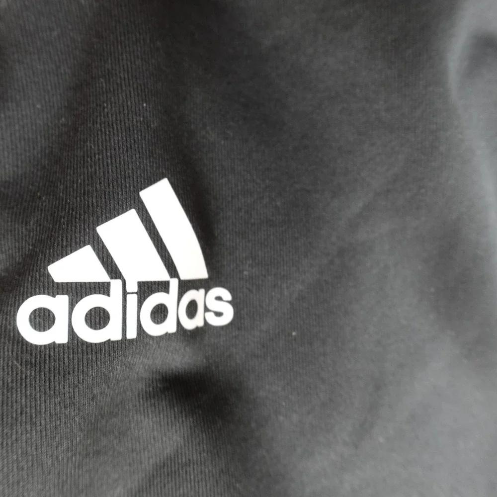 Adidas Pants Mens XS Black Track Warm Up Drawstring Jogger Sweatpants Gym Train‎